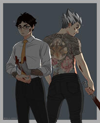 BKAK YAKUZA AU